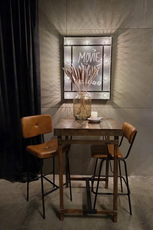 Kahvilapöytä 'Calcutta' - Puu