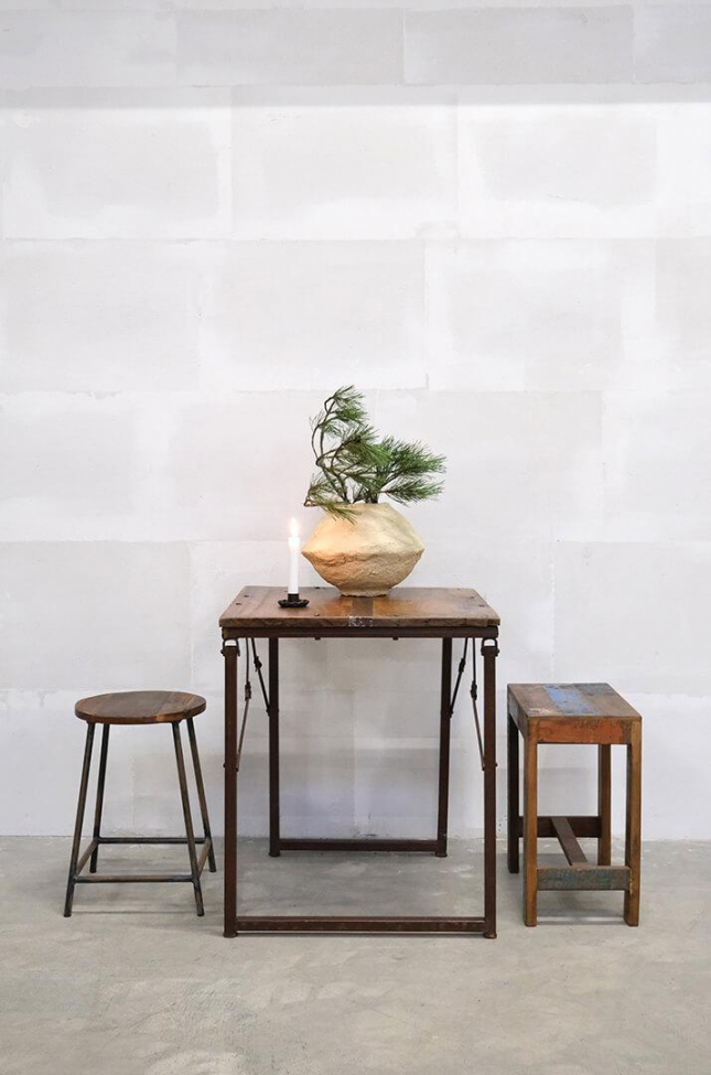 Jakkara 'Leo' - Rauta/puu