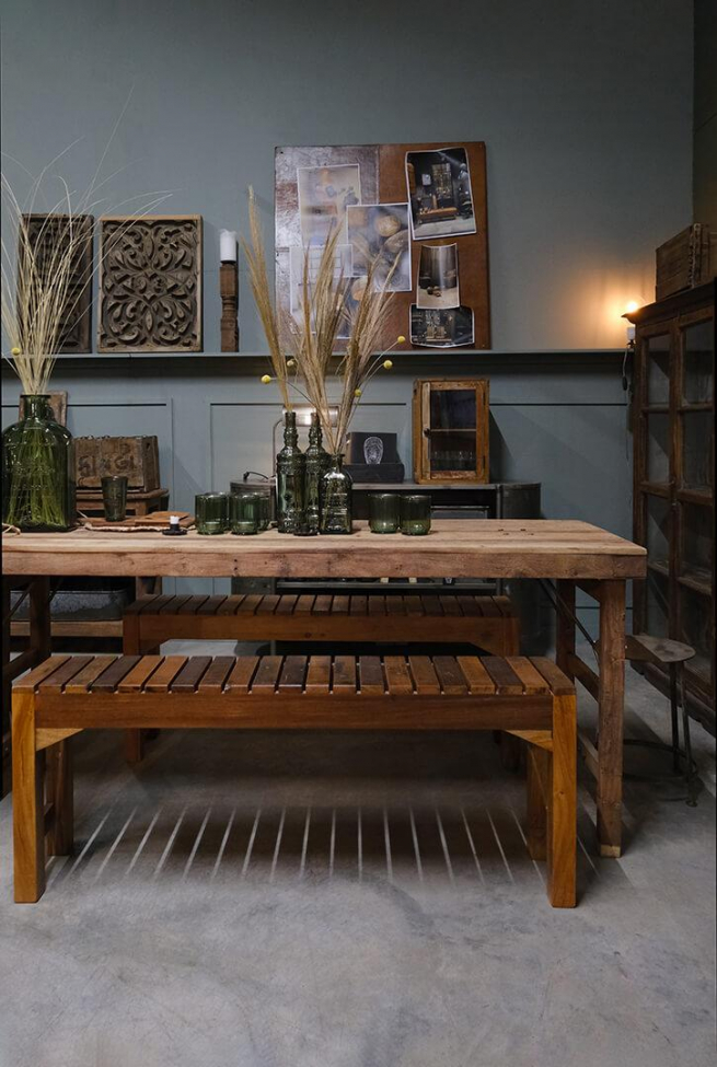 Vanha puupenkki Vintage - Puu