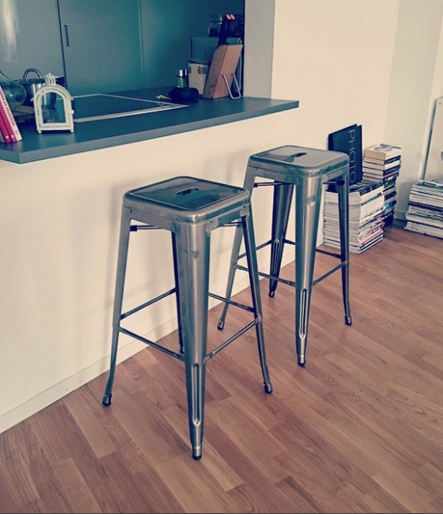 Jakkara 'Montmartre' 77cm - Teräs