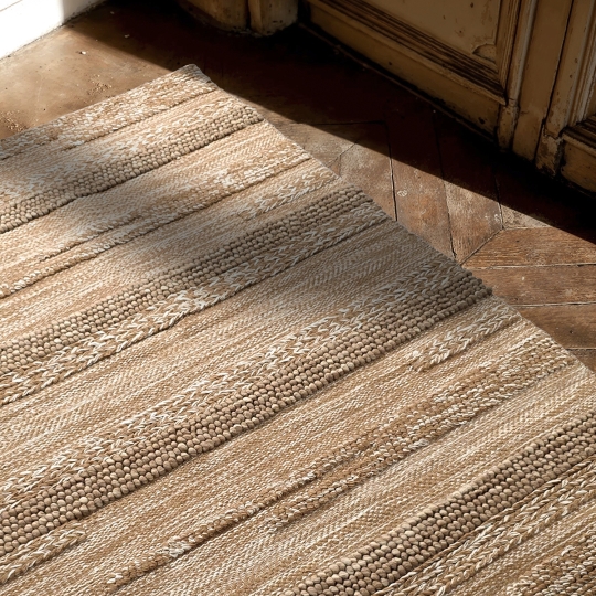 Villamatto 'Almaty' - Vaaleanruskea