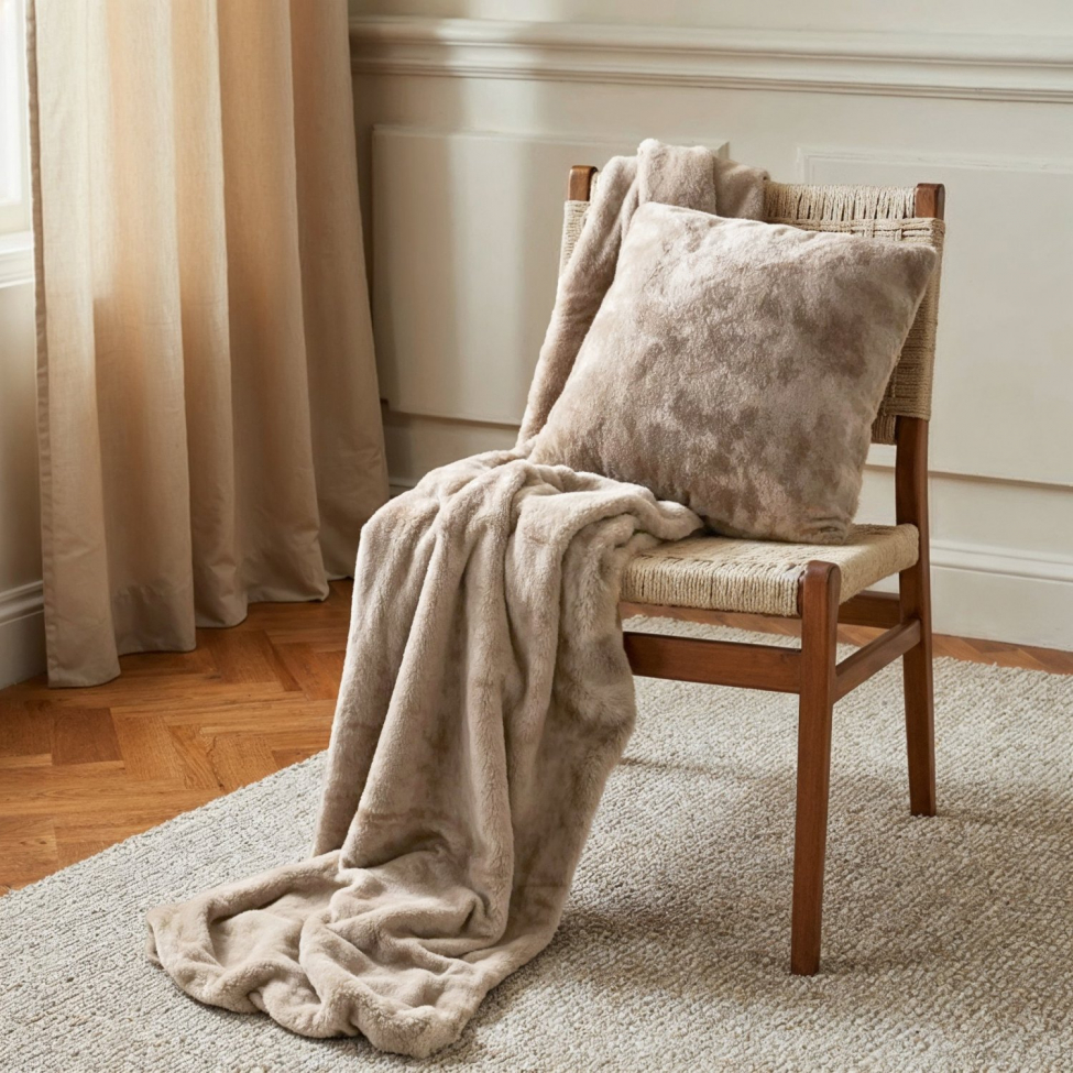 Huopa 'Aranga Super Soft Throw' 130x170cm - Ruskea