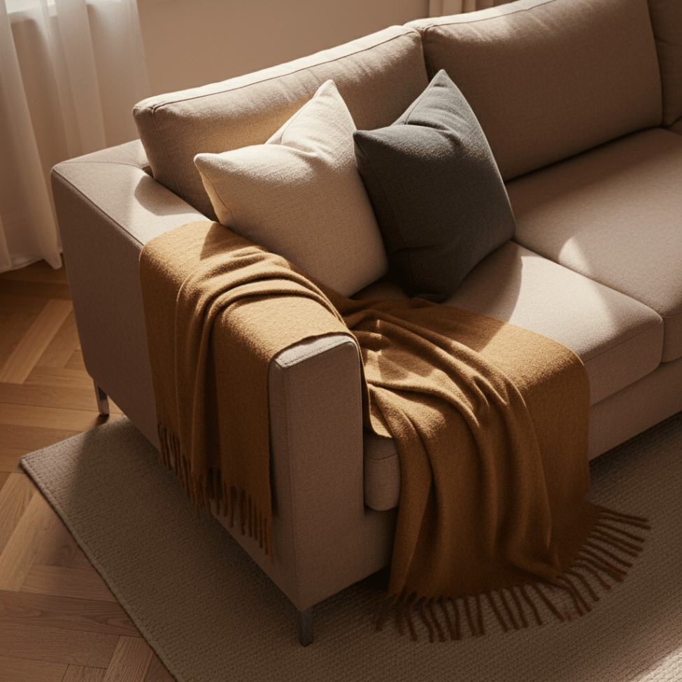 Ruutu 'Samantha' 130x170cm - Ruskea