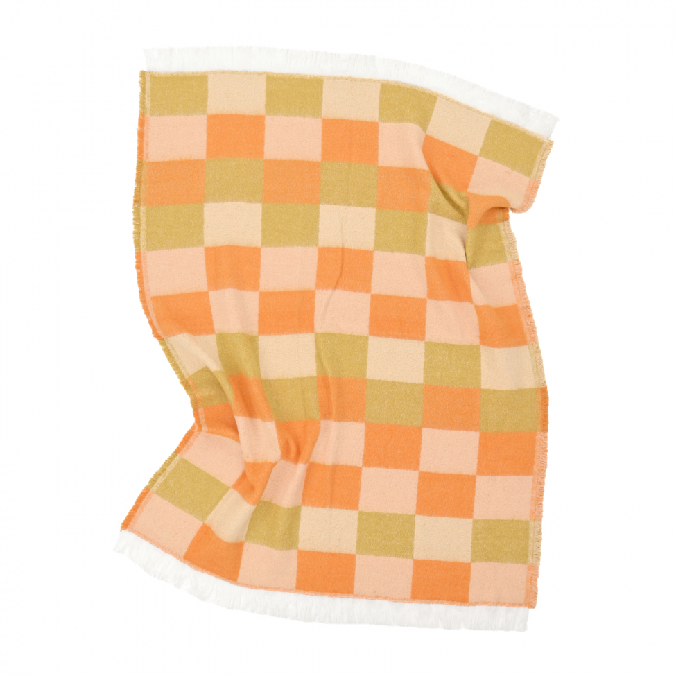 Ruutu 'Audrey Check' 130x170cm - Beige/keltainen/oranssi