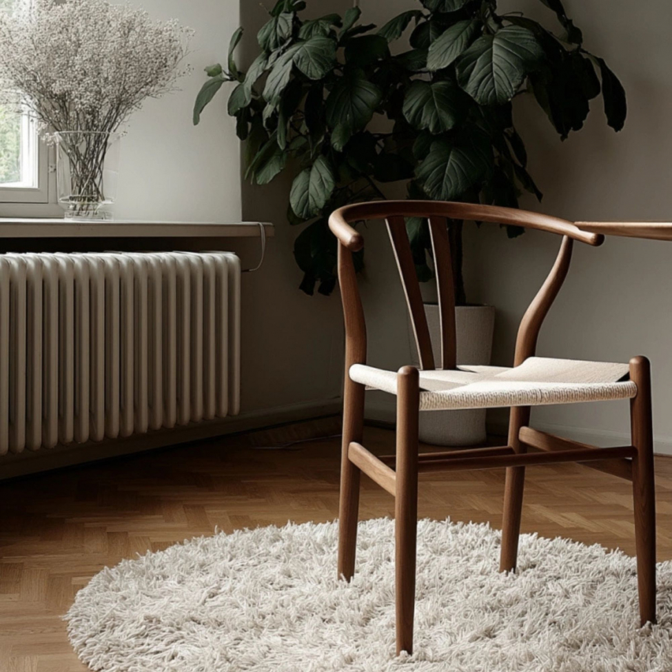 Tuoli 'Alta' - Pähkinä/Beige