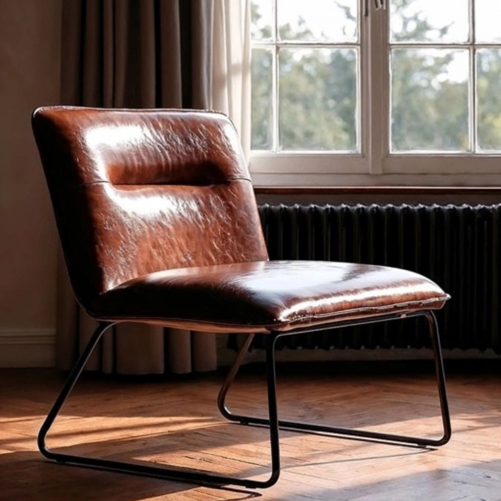 Nojatuoli 'Chelsea' - Ruskea