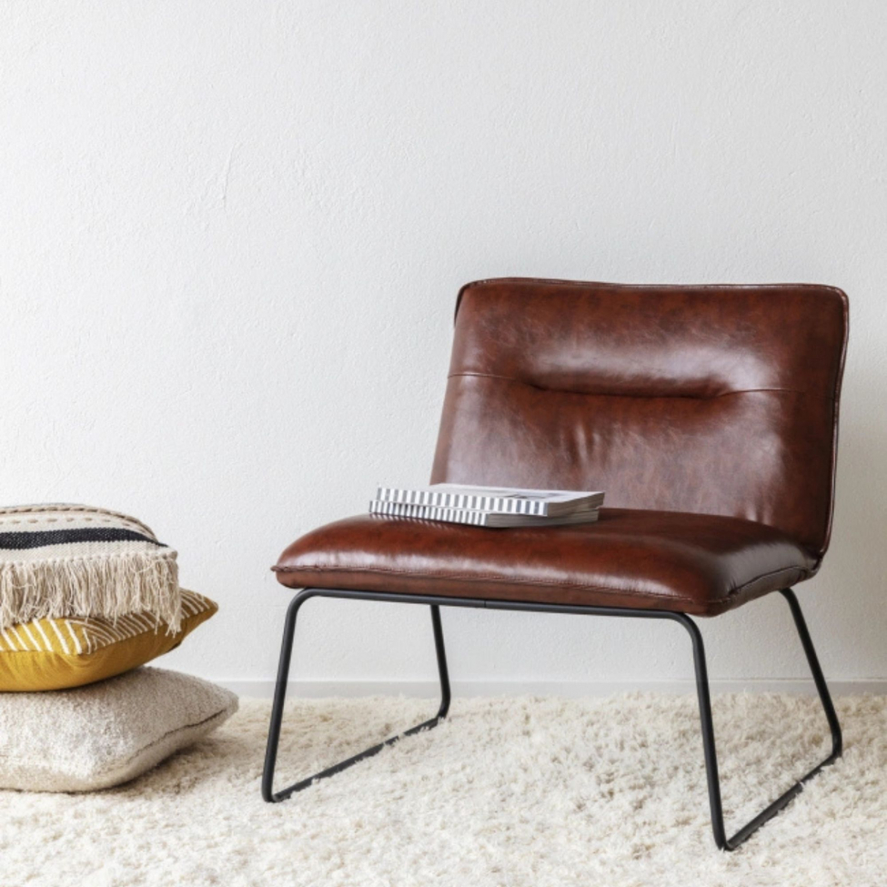 Nojatuoli 'Chelsea' - Ruskea