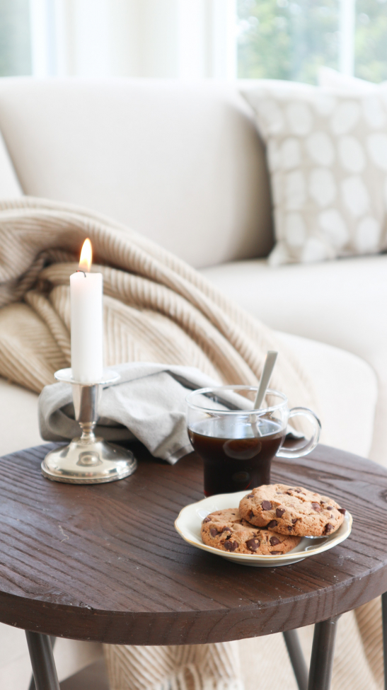 Jakkara 'Rustic' 45cm - Puu/Teräs