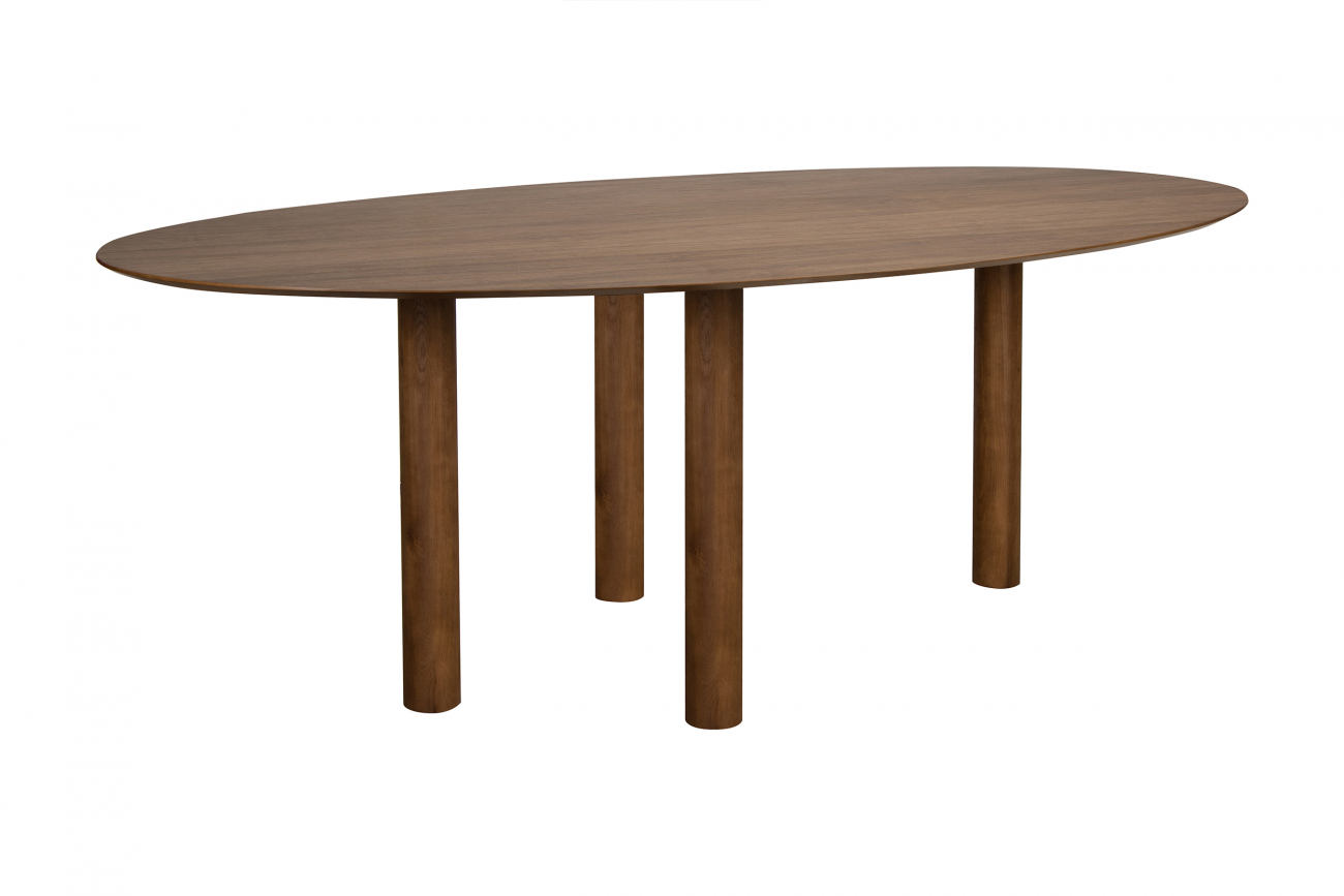 Ruokapöytä 'Uovo' 220x115cm - Pähkinä